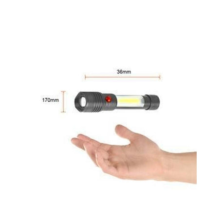 LINTERNA LED TECNOLITE FUYUE PORTÁTIL 5W LUZ DE DÍA ATENUABLE BASE IMANTADA BATERÍAS INCLUIDAS ***TECNOLITE HAE***