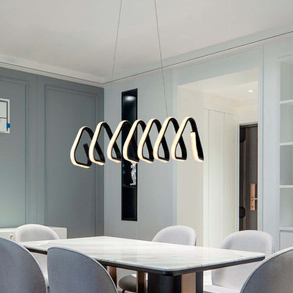 CANDIL LAMPARA COLGANTE LED LUXOR 62W CONTROL REMOTO C/DIMMER INT Y TEMP COLOR + 3 CAMBIOS LUZ ALTURA REGULABLE CROMO