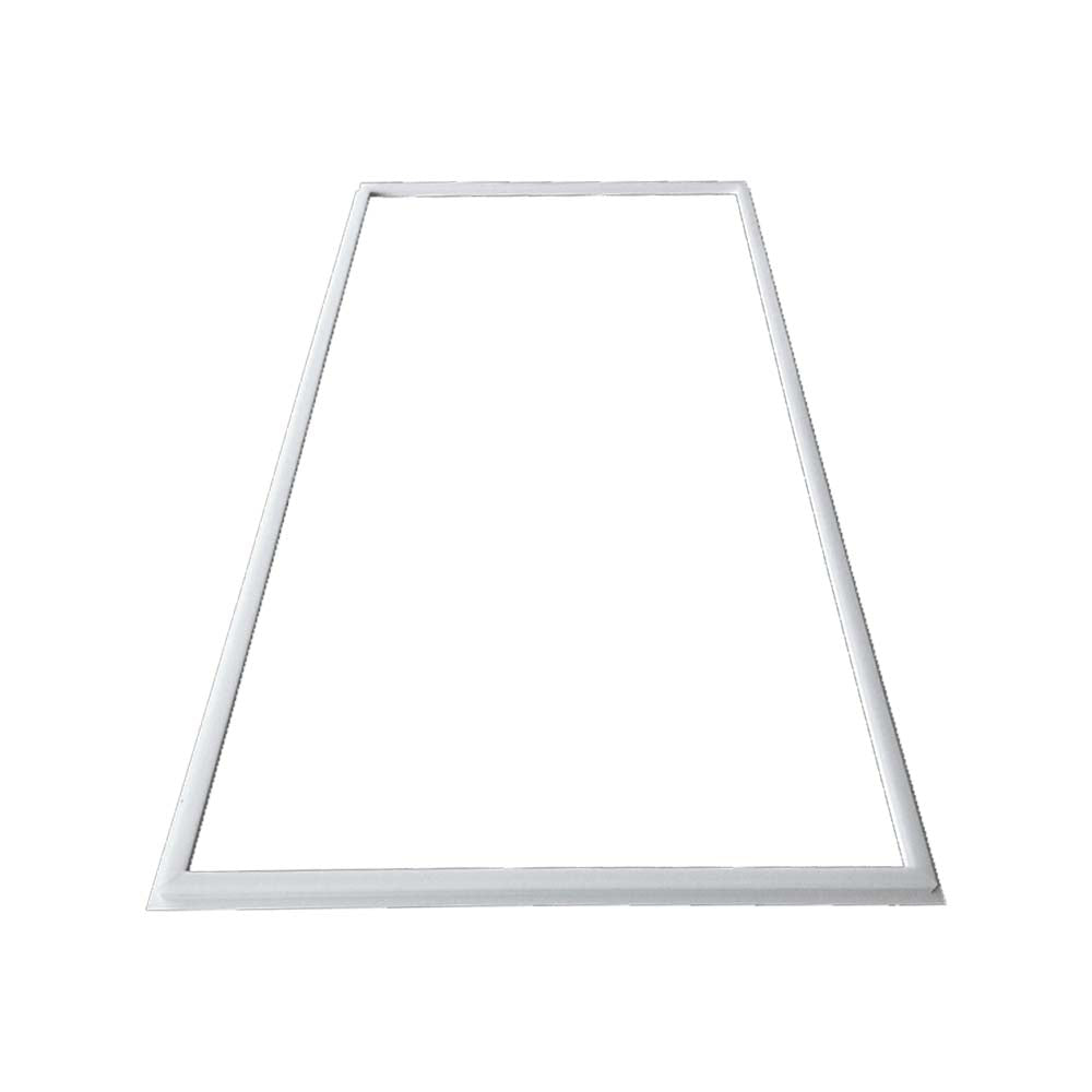 LUMINARIO TIPO MARCO DE LED BLANCO CALIDO 60W RECTANGULAR DE EMPOTRAR O SUSPENDER  ALUM ACABADO BLANCO COMPATIBLE CON PAPEL DE PLAFON RETICULAR 85-265V CA IP20