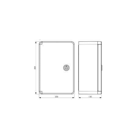 ARMARIO 25X30X13 PUERTA LISA MCA SOLERA