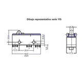 MICRO 107-063 1P. 2T. 10A. 125-250VCA HARTMAN