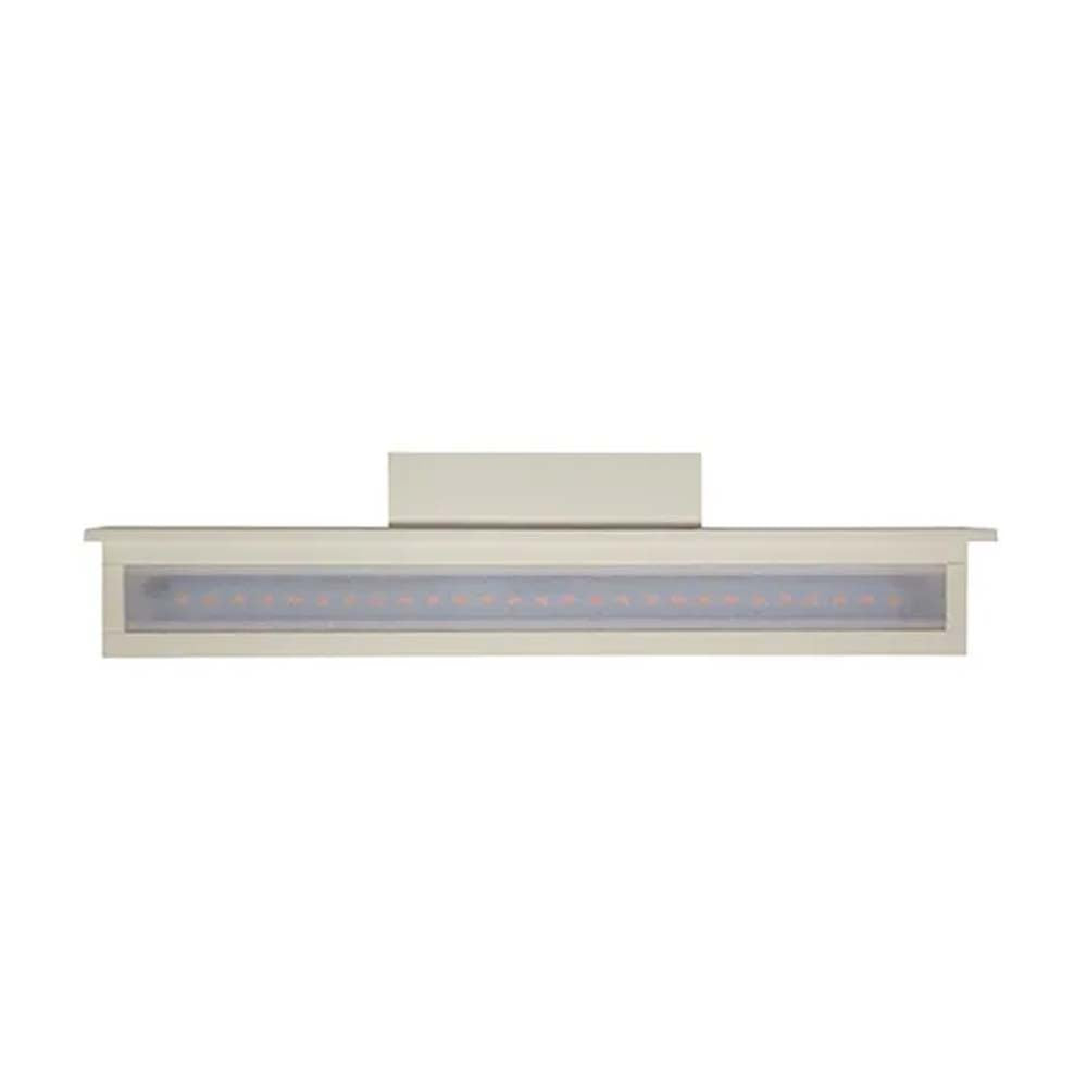 LUM  ARBOTANTE SMD LED DE SOBREPONER EN MURO ALUM BLANCO 9W 2700K DRIVER INC ILLUX