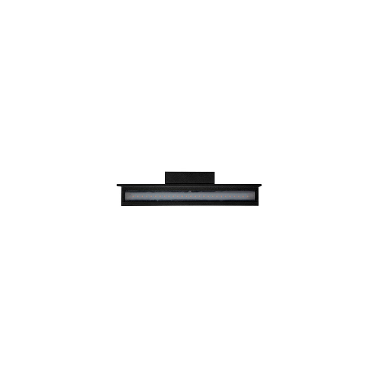 LUM ARBOTANTE DECORATIVO (SOBREPONER EN MURO) SMD LED DE 9W ACAB NEGRO INC DRIVER 100-240V ILLUX