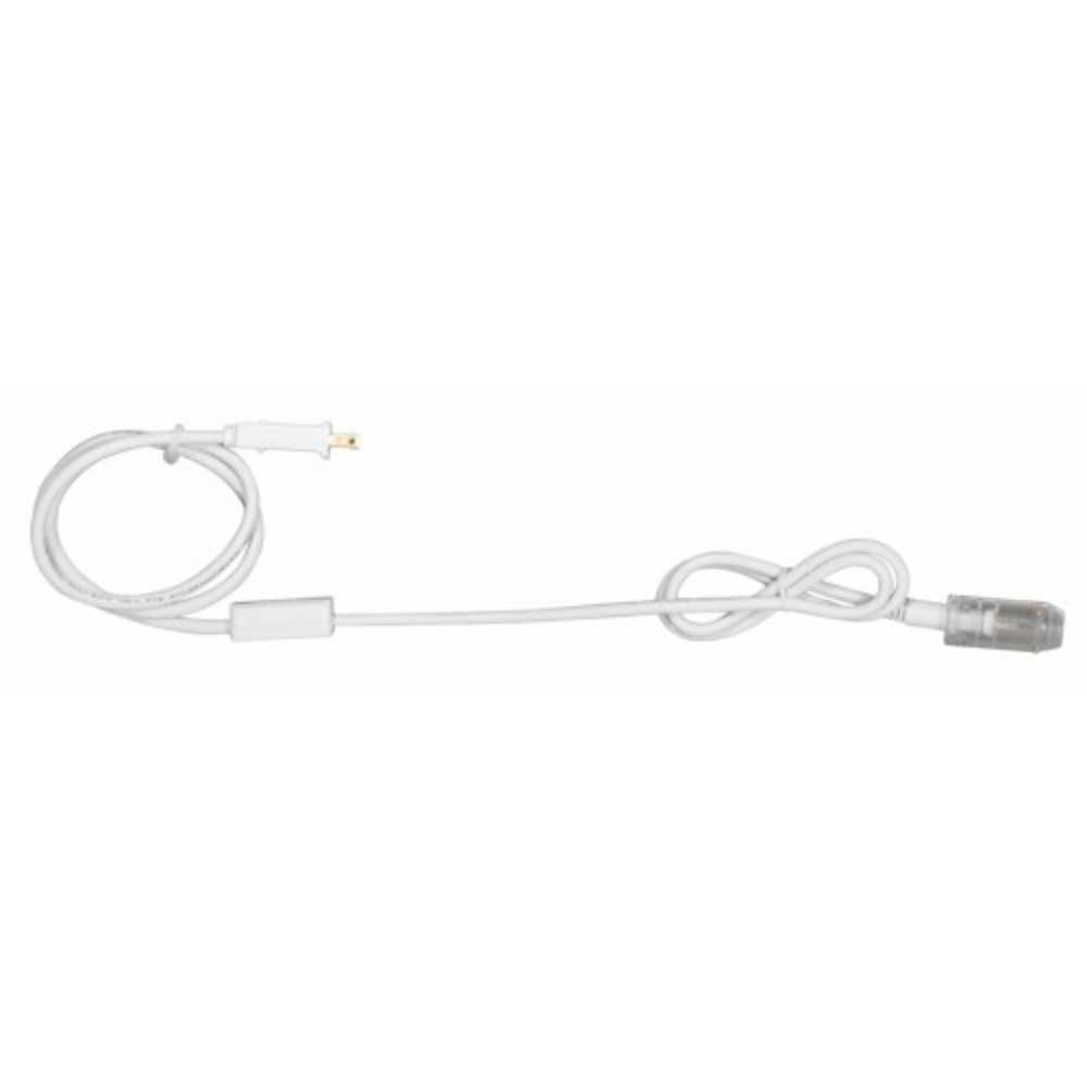 CONECTOR C/CLAVIJA Y CONECTOR P/MANGUERA LED 2 HILOS