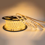 MANGUERA PLANA LED 5050 SMD 127V IP65 2500K CAL. 25 MTS