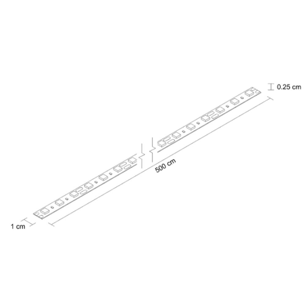 TIRA FLEXIBLE LED 5050 SMD 12V. INTERIOR AZUL 5 MTS ***HAE2025***
