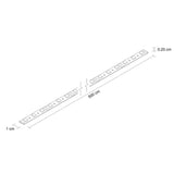 TIRA FLEXIBLE LED 5050 SMD 12V. INTERIOR AZUL 5 MTS ***HAE2025***