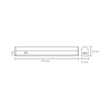 MINILIGHT DE LED DE 8W DE 57.3 CM MULTIVOLTAJE CUBIERTA POLICARBONATO *** EXH ***