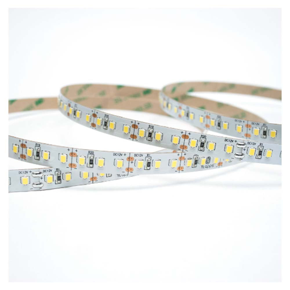 TIRA FLEXIBLE DE LED 2835 SMD 12V INTERIOR BLANCO CÁLIDO 5 MTS