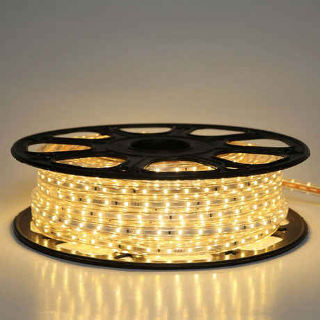 MANGUERA LED PLANA 3528 SMD 127V. L.D. IP65 25MTS. MLED-3528-SMD-127/LD