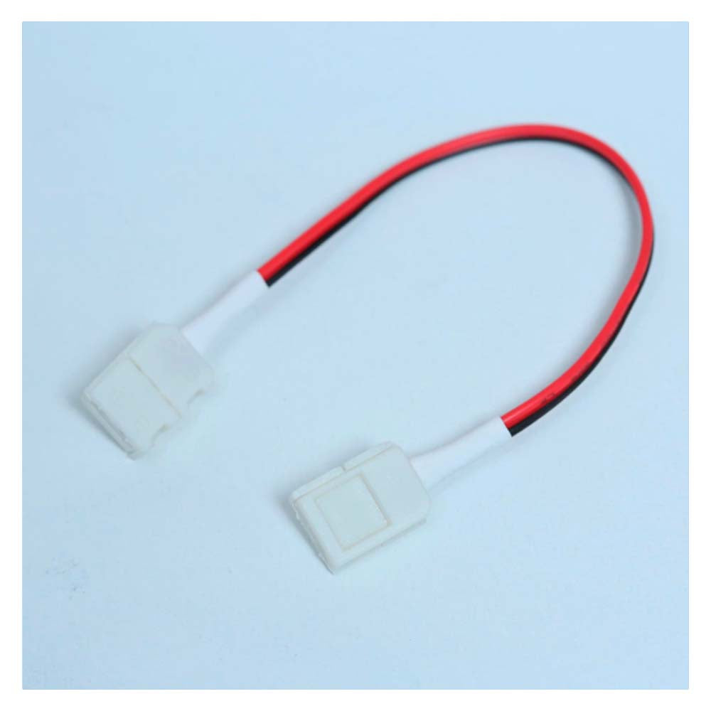 CABLE 4 HILOS C/DOBLE CONECTOR PRESION P/UNIR TIRAS RGB