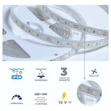 TIRA FLEXIBLE LED 5050 SMD 12V. IP68 L.D.