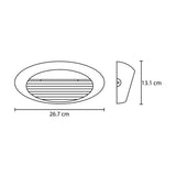 LUMINARIO SOBREPONER EN MURO LED 3W 500 LM 100-277 V ILLUX