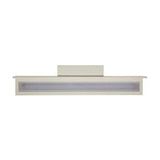 LUM  ARBOTANTE SMD LED DE SOBREPONER EN MURO ALUM BLANCO 9W 2700K DRIVER INC ILLUX