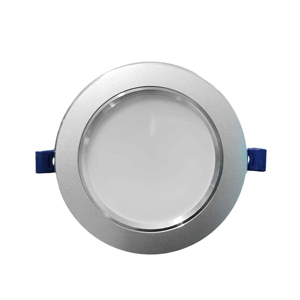 LÁMPARA DOWNLIGHT TECNOLED 12W 85-265V 6500K 950LM II20 PLATA