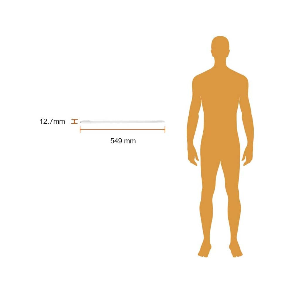 TUBO T5 DE ALUMINIO 18W 6500K 1800LM 100-277V TECNOLED