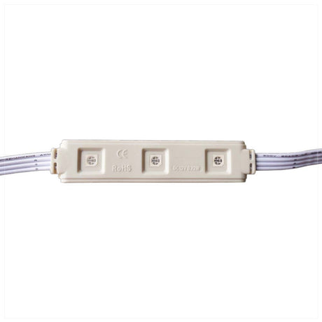 20 MOD. LINEALES PLASTICO ABS 3 LED 5050 SMD INTEGRADOS IP65 12V MULTICOLOR 2 MTS *** HASTA AGOTAR*** PASA A TLED-2835-IP66-SS***