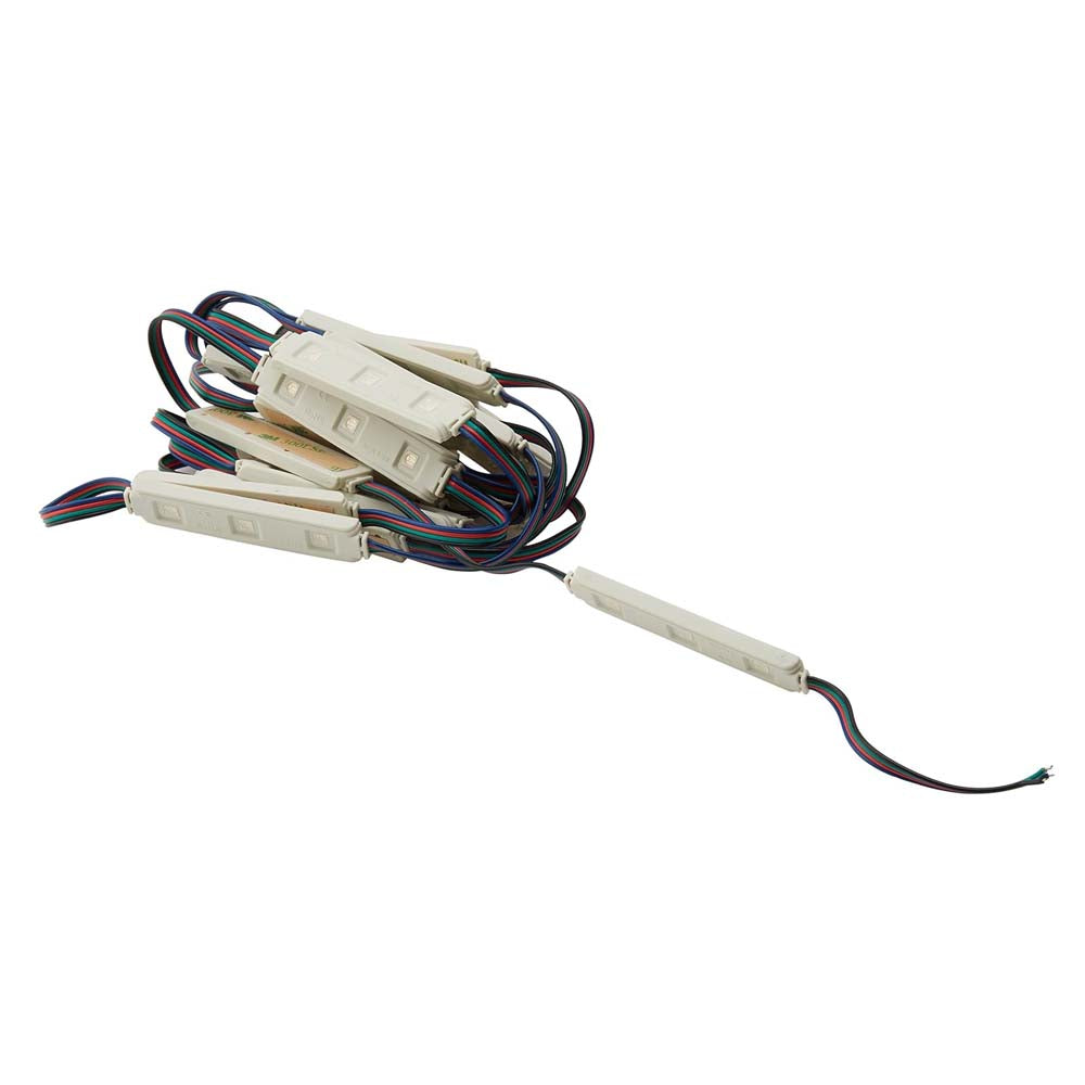 20 MOD. LINEALES PLASTICO ABS 3 LED 5050 SMD INTEGRADOS IP65 12V MULTICOLOR 2 MTS *** HASTA AGOTAR*** PASA A TLED-2835-IP66-SS***