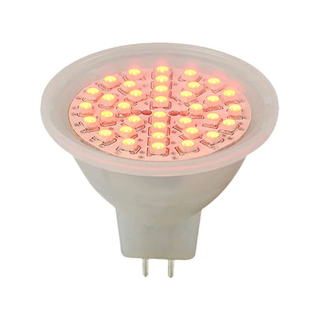 KIT DE 10 PIEZAS DE FOCO LED TECNOLITE TIPO MR16 2.3W LUZ ROJA BASE GX5.3