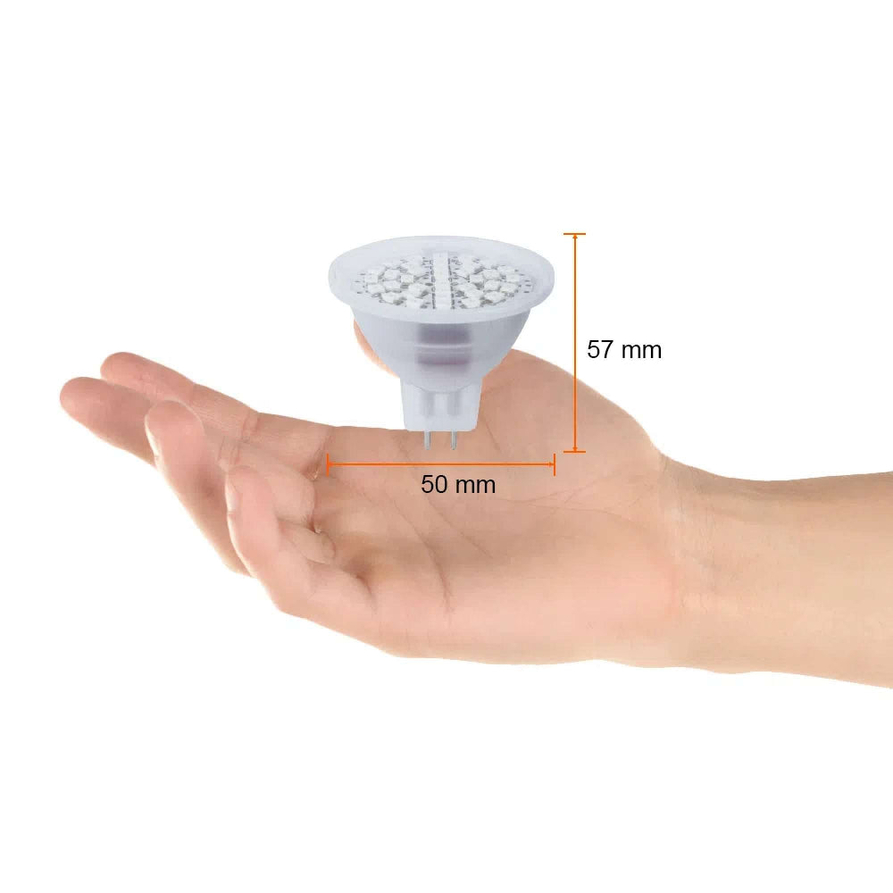 FOCO LED TECNOLITE TIPO MR16 2.3W LUZ ROJA BASE GX5.3