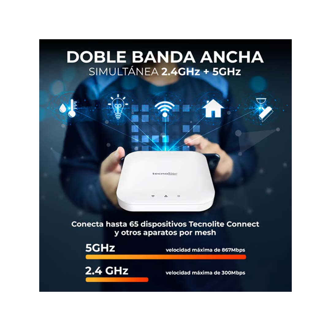 DISP ROUTER WIFI-TUYA 7W 100-240V BCO