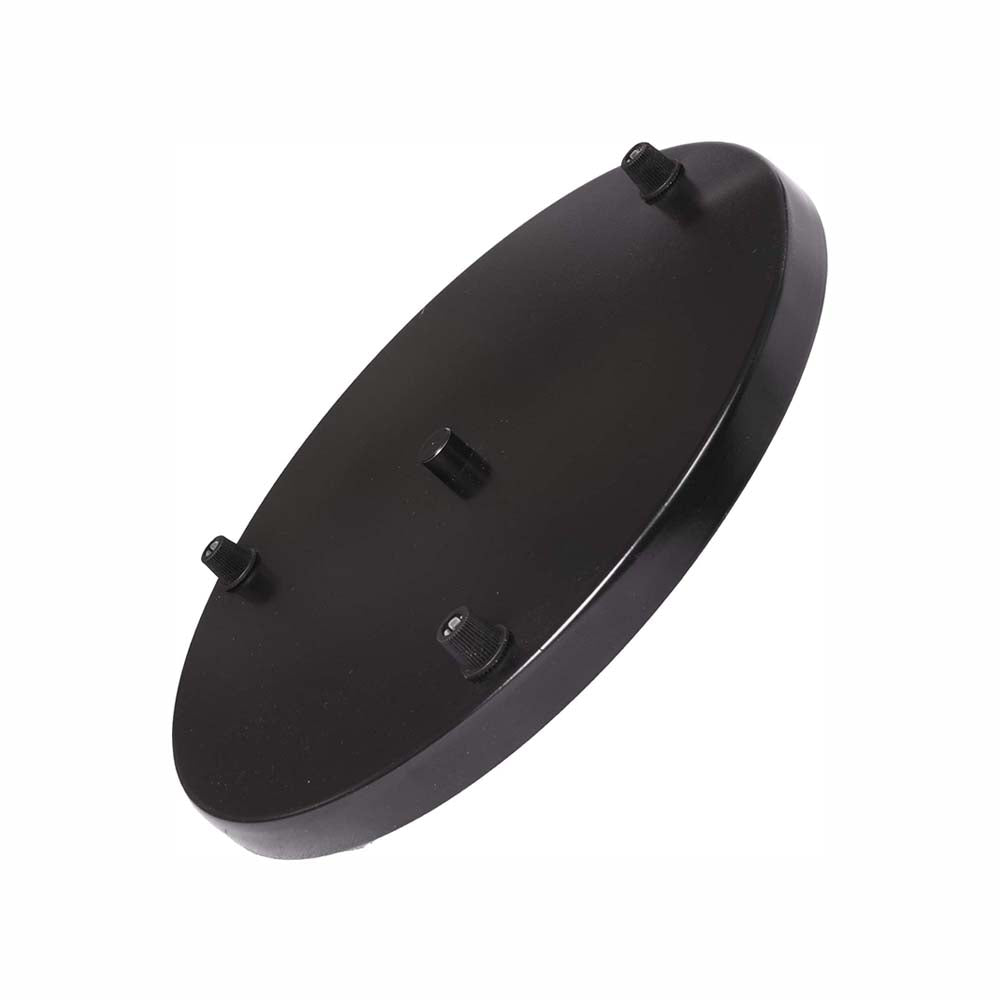 ACCESORIO PARA 3 LUMINARIOS COLGANTES  LAMINA DE ACERO ELECTRIFICADO NEGRO 25.3CM NO INCLUYE LUMINARIOS MAXXI