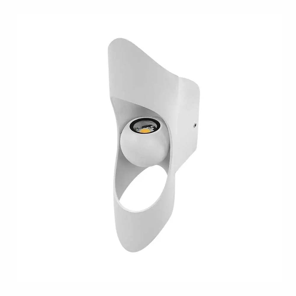 LUMINARIO DE PARED INTERIOR/EXTERIOR LED INTEGRADO 2X3W IP54 ALUMINIO INYECTADO NEGRO