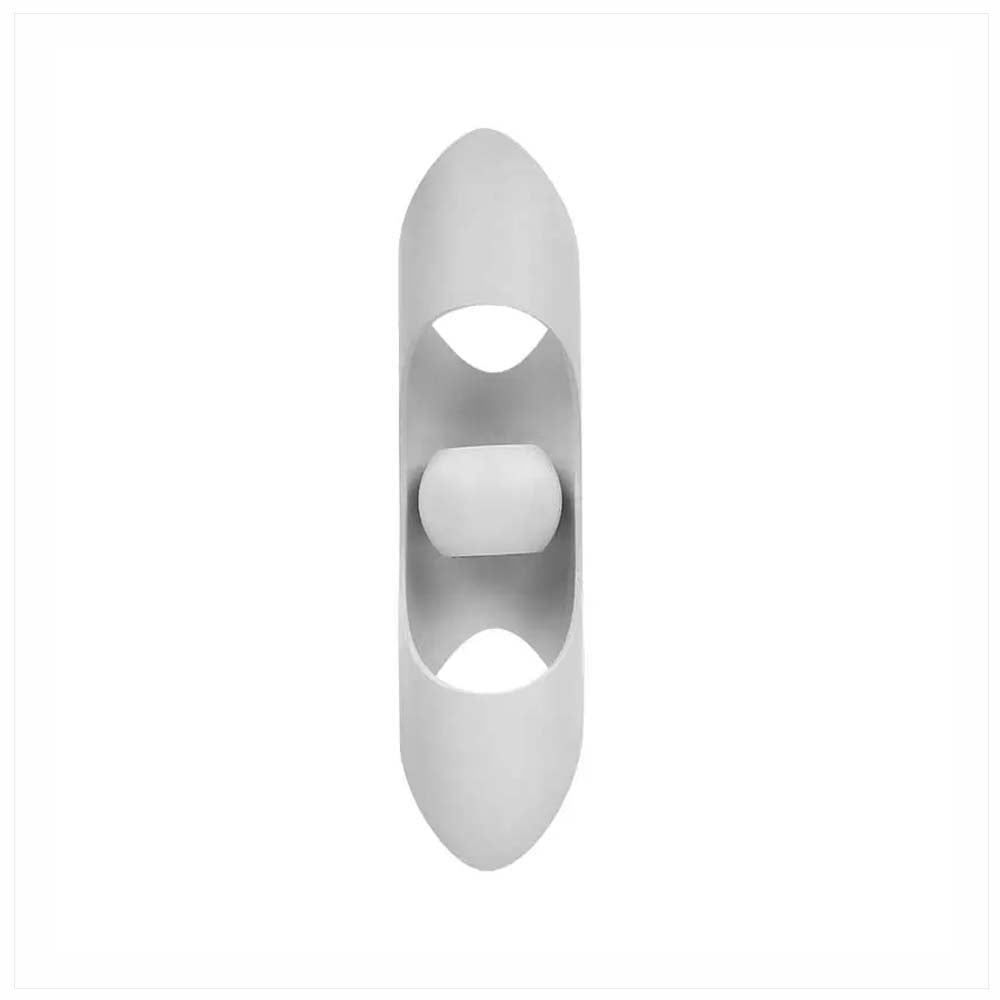 LUMINARIO DE PARED INTERIOR/EXTERIOR LED INTEGRADO 2X3W IP54 ALUMINIO INYECTADO NEGRO