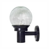 ARBOTANTE PANTALLA BLANCO CUERPO NEGRO VIDRIO DECORADO BASE 1 E26