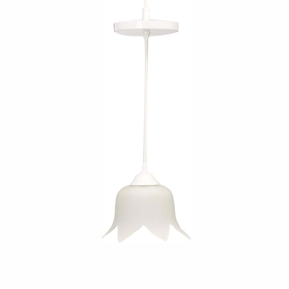 LUMINARIO COLGANTE LAMINA DE ACERO + VIDRIO MATE 16CM H-120CM 127VLAMPARA OPCIONAL NO INCLUIDA(MX-CL6611/B)