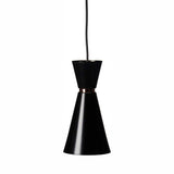CANDIL LAMINA ACERO NEGRO DETALLE DORADO 14X120CM E27 127V MAXXI