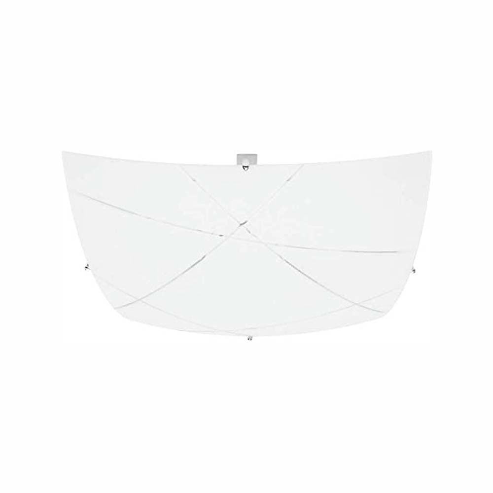 LUMINARIO DE TECHO PLAFON LAMINA DE ACERO + VIDRIO MATE LED INTEGRADO 18W-1600LM 30CM X 30CM