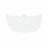 LUMINARIO DE TECHO PLAFON LAMINA DE ACERO + VIDRIO MATE LED INTEGRADO 18W-1600LM 30CM X 30CM