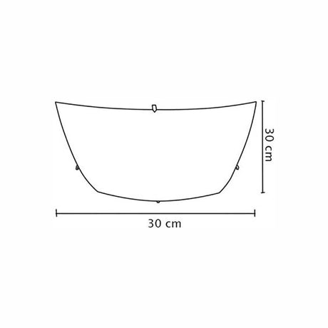 LUMINARIO DE TECHO PLAFON LAMINA DE ACERO + VIDRIO MATE LED INTEGRADO 18W-1600LM 30CM X 30CM