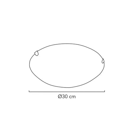 PLAFON DECORATIVO SOCCER 2X20W. E26 VIDRIO SATINADO DECORADO MX-PF8018/LED60 MAXXI