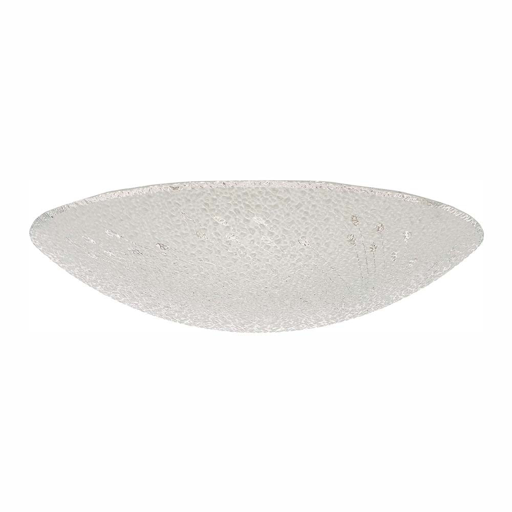 LUMINARIO DE TECHO PLAFON LAMINA DE ACERO VIDRIO TEXTURIZADO 127V LAMPARA OPCIONAL NO INCLUIDA