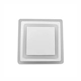 LUMINARIO DE TECHO LAMINA DE ACERO COLOR PLATA DISFUSOR ACRILICO LED INTEGRADO 25 W 2000 LM 4000 K 127 V USO INTERIOR