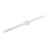 ACCESORIO RIEL PARA CANDIL TERMINADO BLANCO 1.22 X 5 CMS