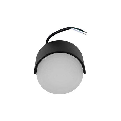 LUMINARIO DE LED P/PARED 10W 6000K IP54 11.4X6.6CM NEGRO C/DIFUSOR MCA MAXXI**SIN TIEMPO DE ENTREGA***HAE2024*