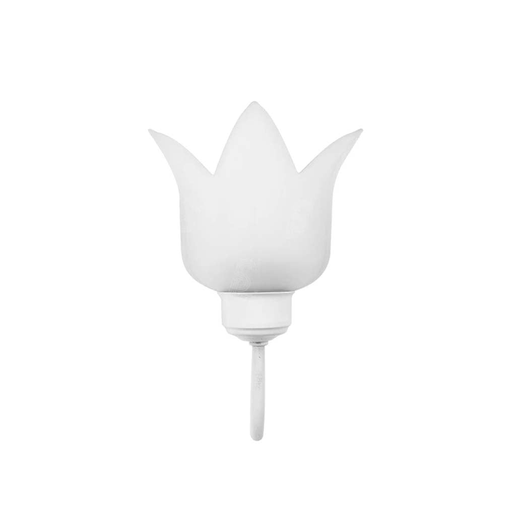 LUMINARIO PARED 60W. E26 BCO. MATE