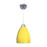CANDIL CUERPO ALUMINIO VIDRIO SOPLADO AMARILLO 20X120CM E27 127V MAXXI