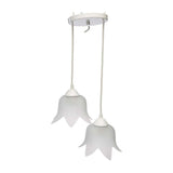 LUMINARIO COLGANTE LAMINA DE ACERO + VIDRIO MATE 16CM H-120CM 127VLAMPARA OPCIONAL NO INCLUIDA(MX-CL6612/B) *** HAE ***