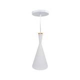 LUMINARIO COLGANTE ALUMINIO INTERIOR ANODIZADO EN COLOR BLANCO 127V LAMPARA OPCIONAL NO INCLUIDA MAXXI
