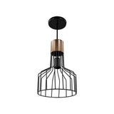 CANDIL REJILLA ACERO NEGRO DETALLE COBRE 21.5X120CM E27 127V MAXXI *** HAE ***