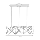 LUMINARIO COLGANTE REJILLA DE ACERO NEGRO COPO SOCKET DISPONIBLE EN COLOR NEGRO / COBRE / LATON57CM H-120CM 127VLAMPARAS OPCIONALES NO INCLUIDAS(MX-CL7011-N/LA) ***HAE 2022***