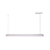 LUMINARIO COLGANTE CUERPO EN ALUMINIO INYECTADO COLOR GRIS BASE METALICA COLOR BLANCO 6500 K DIFUSOR EN ACRILICO BLANCO 36W 3300LM*HAE2024*