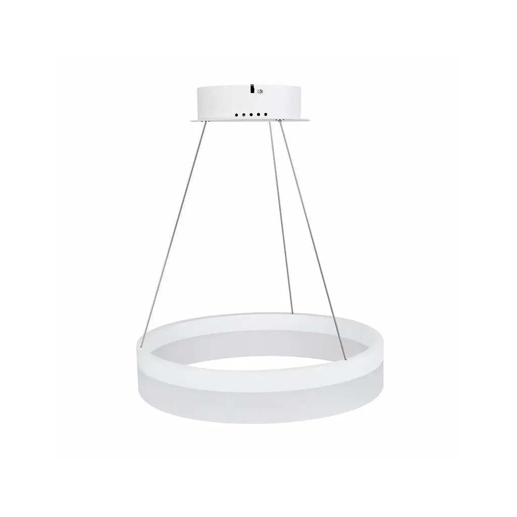 LUM COLGANTE LED INTEGRADO 24W 1920LM BASE AL CUERPO METAL A3 DIFUSOR ACRILICO 3000K-6000K