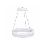 LUM COLGANTE LED INTEGRADO 24W 1920LM BASE AL CUERPO METAL A3 DIFUSOR ACRILICO 3000K-6000K
