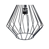 LUMINARIO COLGANTE CAMPANA ACERO NEGRO DETALLE SATIN BASE METALICA Y CABLE COLOR NEGRO USO INTERIOR FOCOS NO INCLUIDOS*HAE2024*