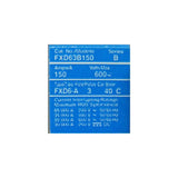 INTERRUPTOR TERMOMAGNETICO 3X150A FXD  MX:FXD63B150L SIEMENS